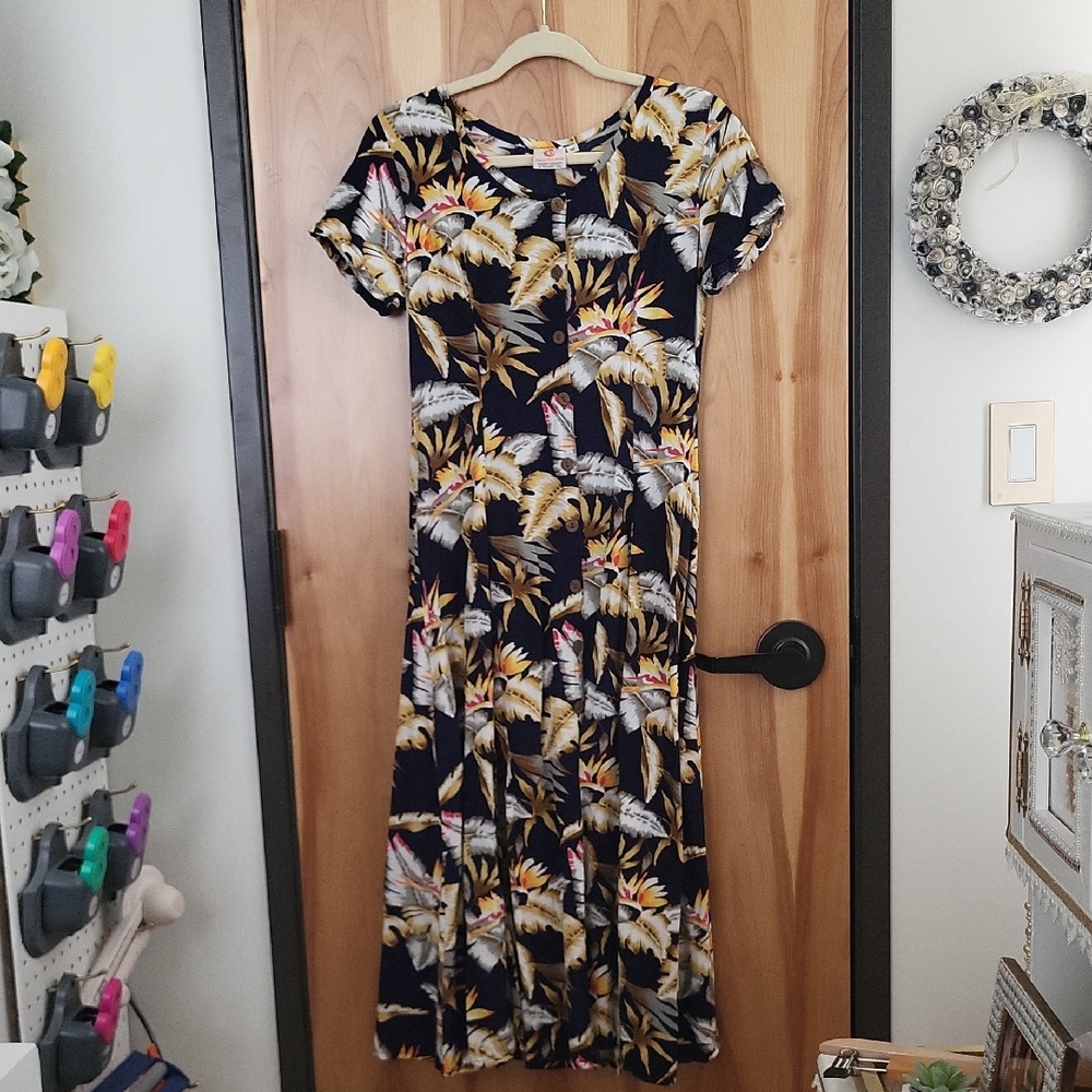 Pineapple Moon Aloha Dress